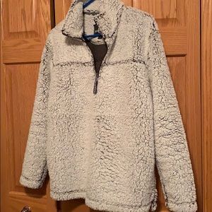 Sherpa pullover—unisex